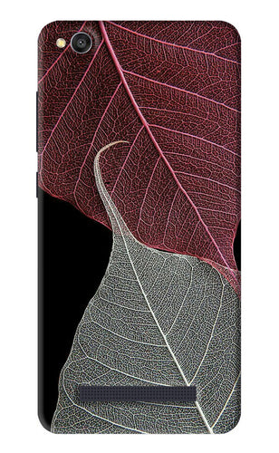 Leaf Pattern Xiaomi Redmi 4A Back Skin Wrap