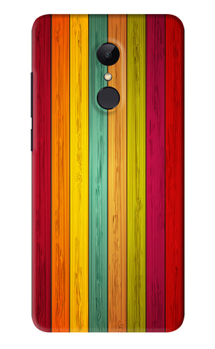 Multicolor Wooden Xiaomi Redmi 5 Back Skin Wrap