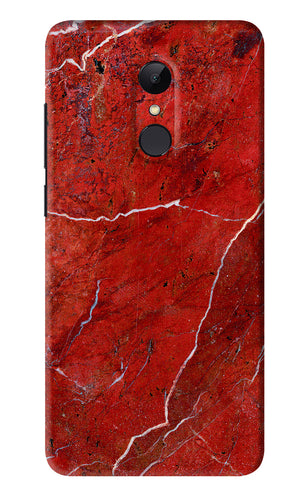 Red Marble Design Xiaomi Redmi 5 Back Skin Wrap