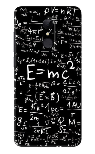 Physics Albert Einstein Formula Xiaomi Redmi 5 Back Skin Wrap