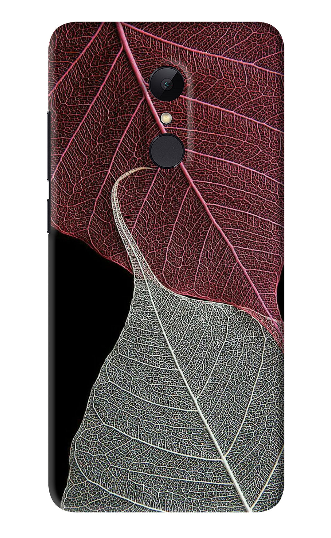 Leaf Pattern Xiaomi Redmi 5 Back Skin Wrap