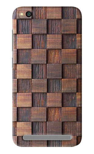 Wooden Cube Design Xiaomi Redmi 5A Back Skin Wrap