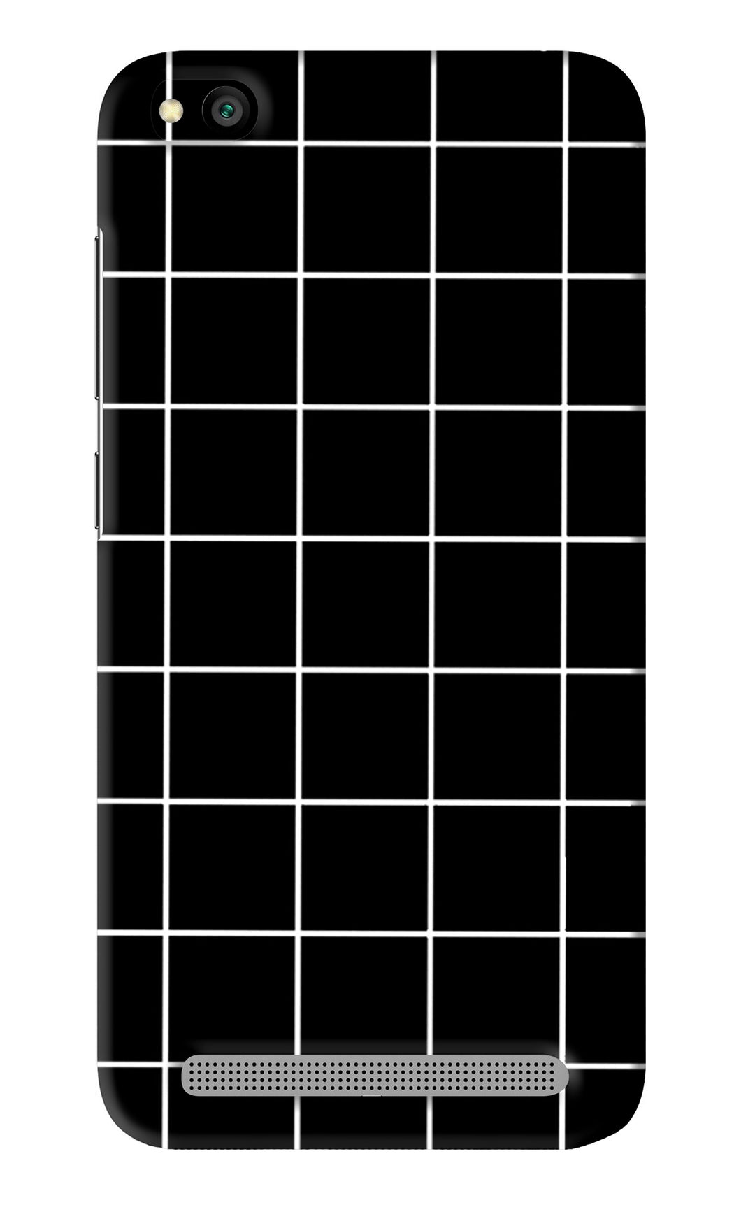 White Grid Xiaomi Redmi 5A Back Skin Wrap