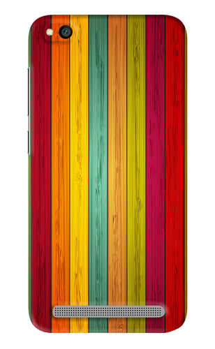 Multicolor Wooden Xiaomi Redmi 5A Back Skin Wrap