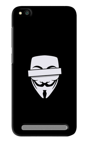Anonymous Face Xiaomi Redmi 5A Back Skin Wrap