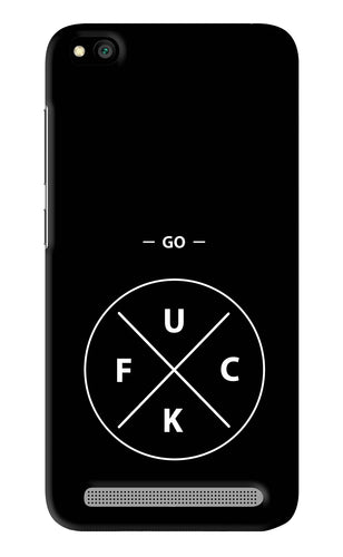 Go Fuck Yourself Xiaomi Redmi 5A Back Skin Wrap