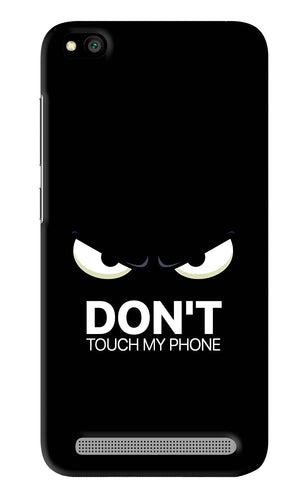 Don'T Touch My Phone Xiaomi Redmi 5A Back Skin Wrap