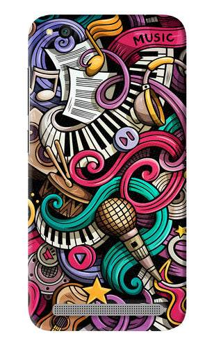 Music Abstract Xiaomi Redmi 5A Back Skin Wrap