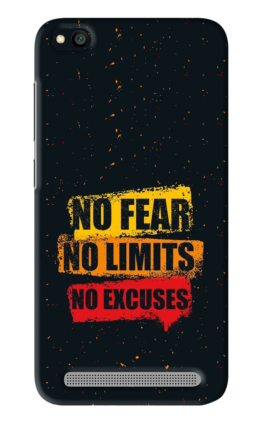 No Fear No Limits No Excuses Xiaomi Redmi 5A Back Skin Wrap