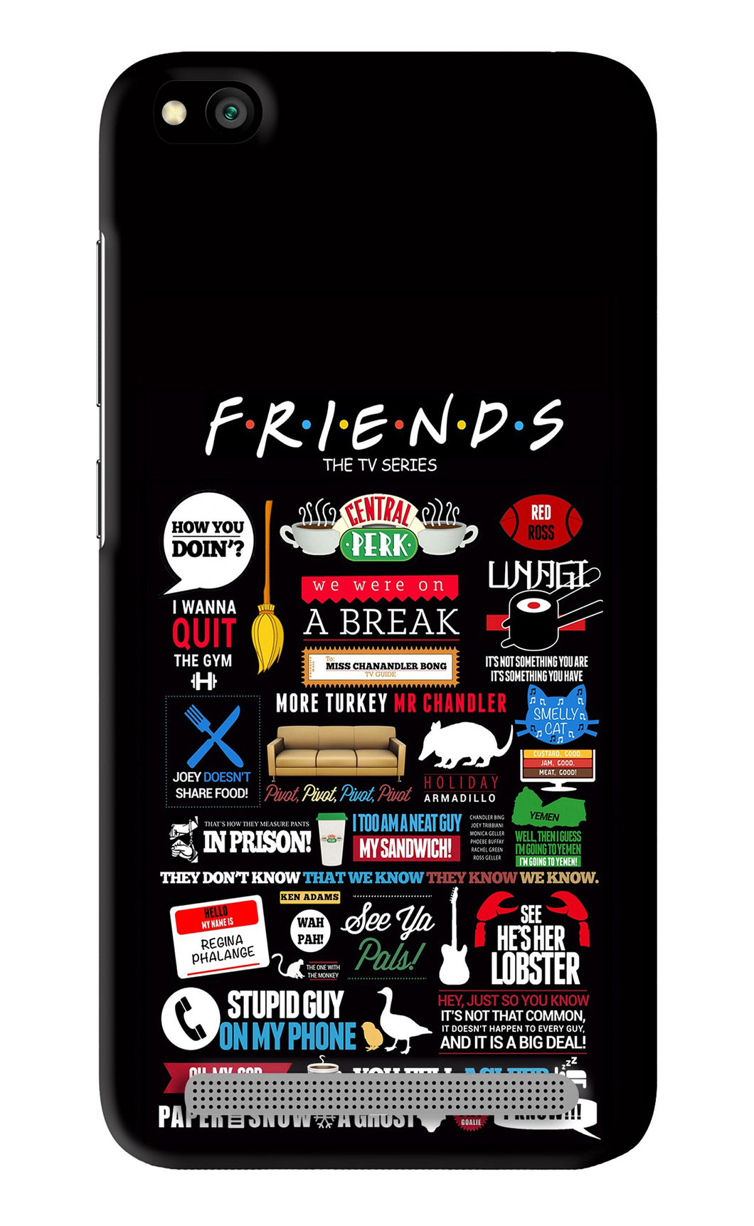 FRIENDS Xiaomi Redmi 5A Back Skin Wrap