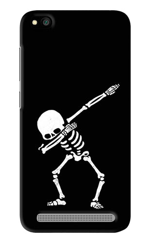Dabbing Skeleton Art Xiaomi Redmi 5A Back Skin Wrap