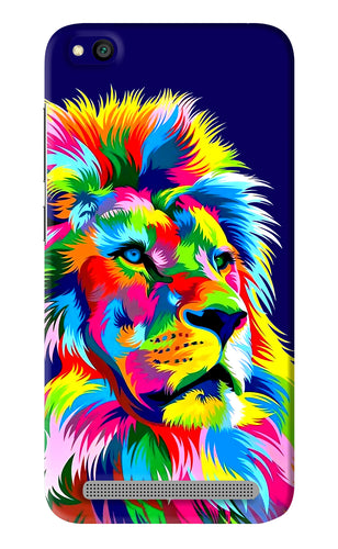 Vector Art Lion Xiaomi Redmi 5A Back Skin Wrap