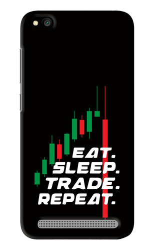 Eat Sleep Trade Repeat Xiaomi Redmi 5A Back Skin Wrap