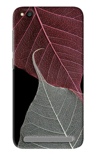 Leaf Pattern Xiaomi Redmi 5A Back Skin Wrap