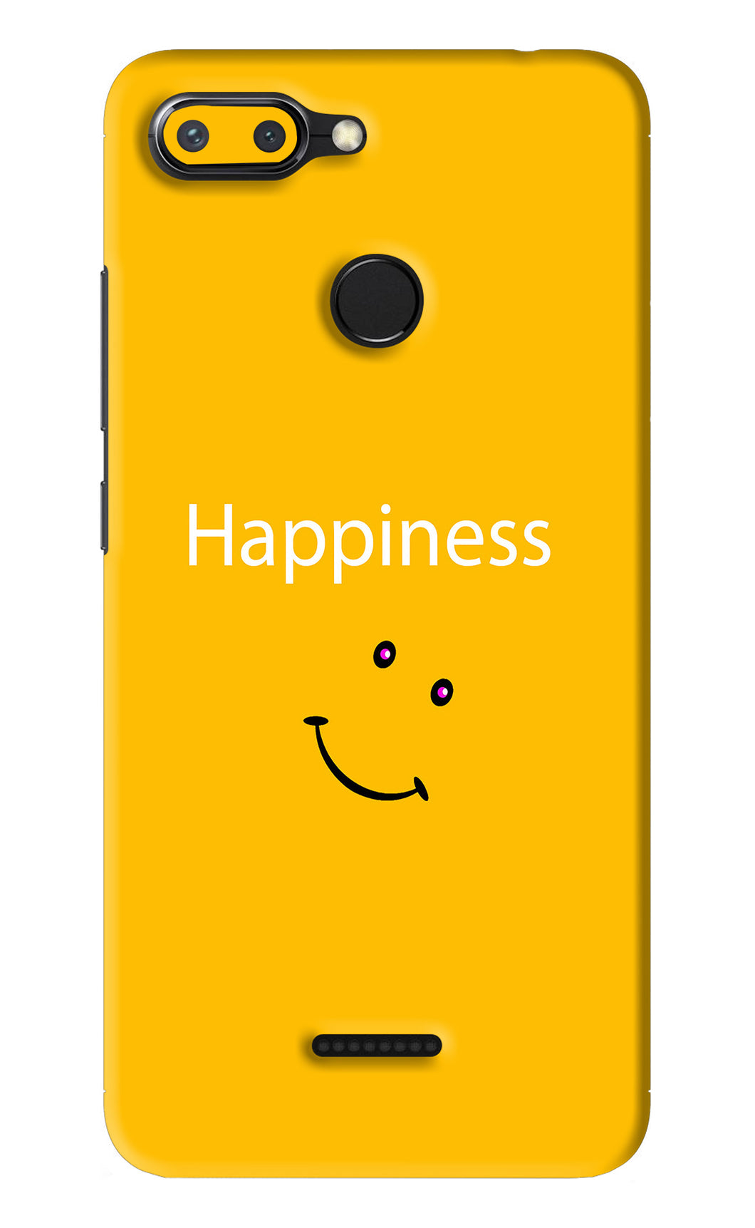 Happiness With Smiley Xiaomi Redmi 6 Back Skin Wrap