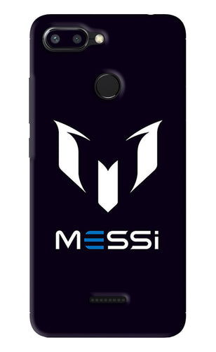 Messi Logo Xiaomi Redmi 6 Back Skin Wrap
