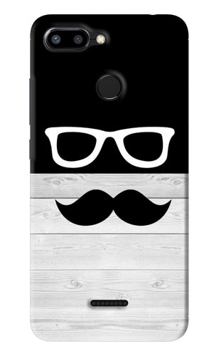 Mustache Xiaomi Redmi 6 Back Skin Wrap