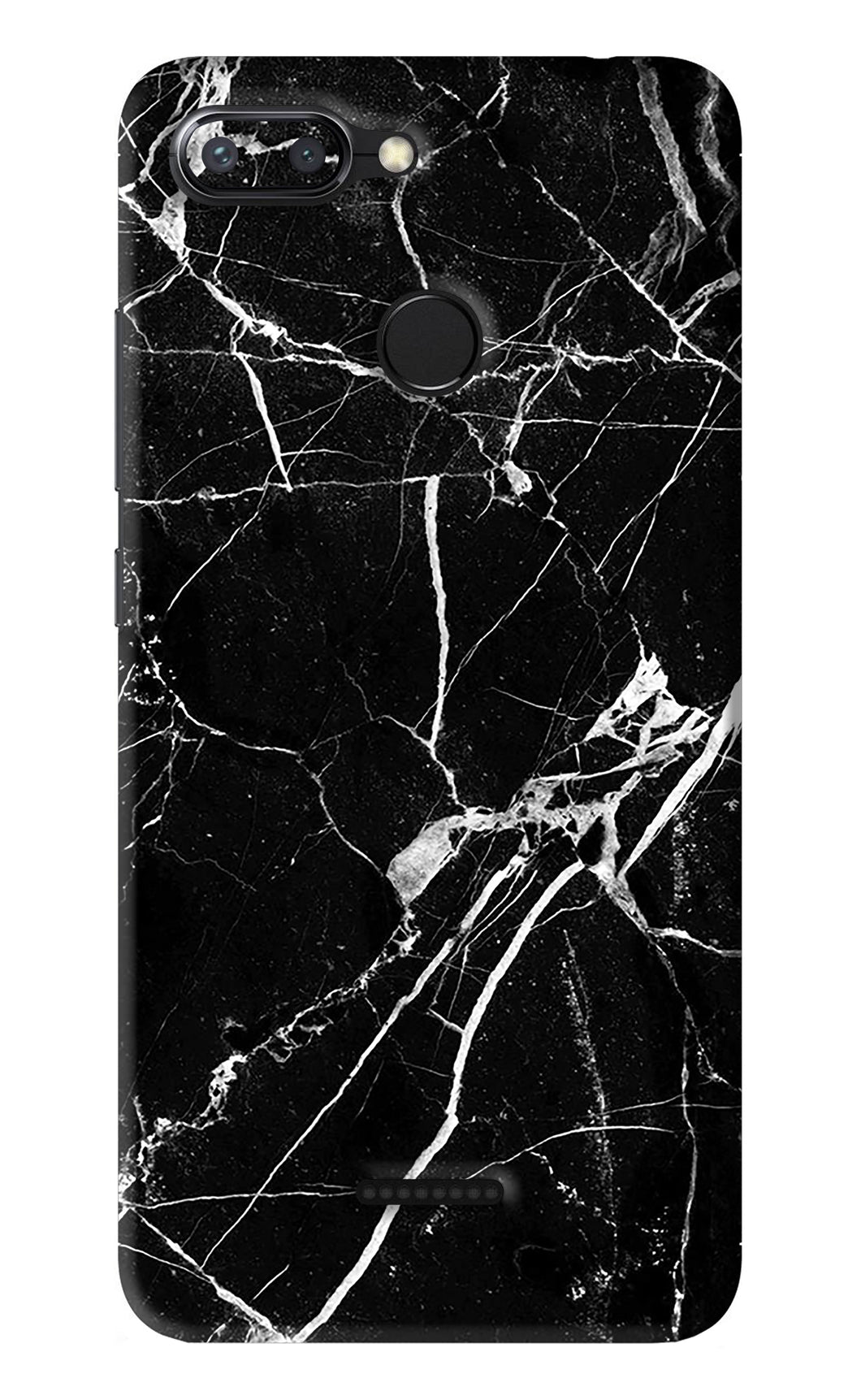 Black Marble Texture 2 Xiaomi Redmi 6 Back Skin Wrap