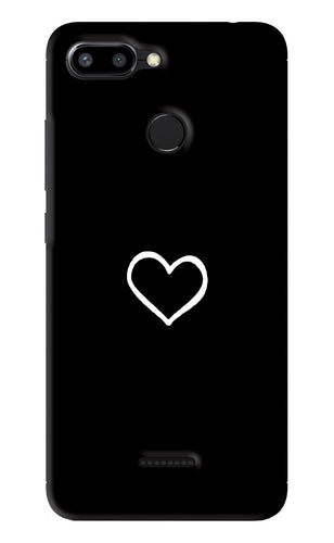 Heart Xiaomi Redmi 6 Back Skin Wrap