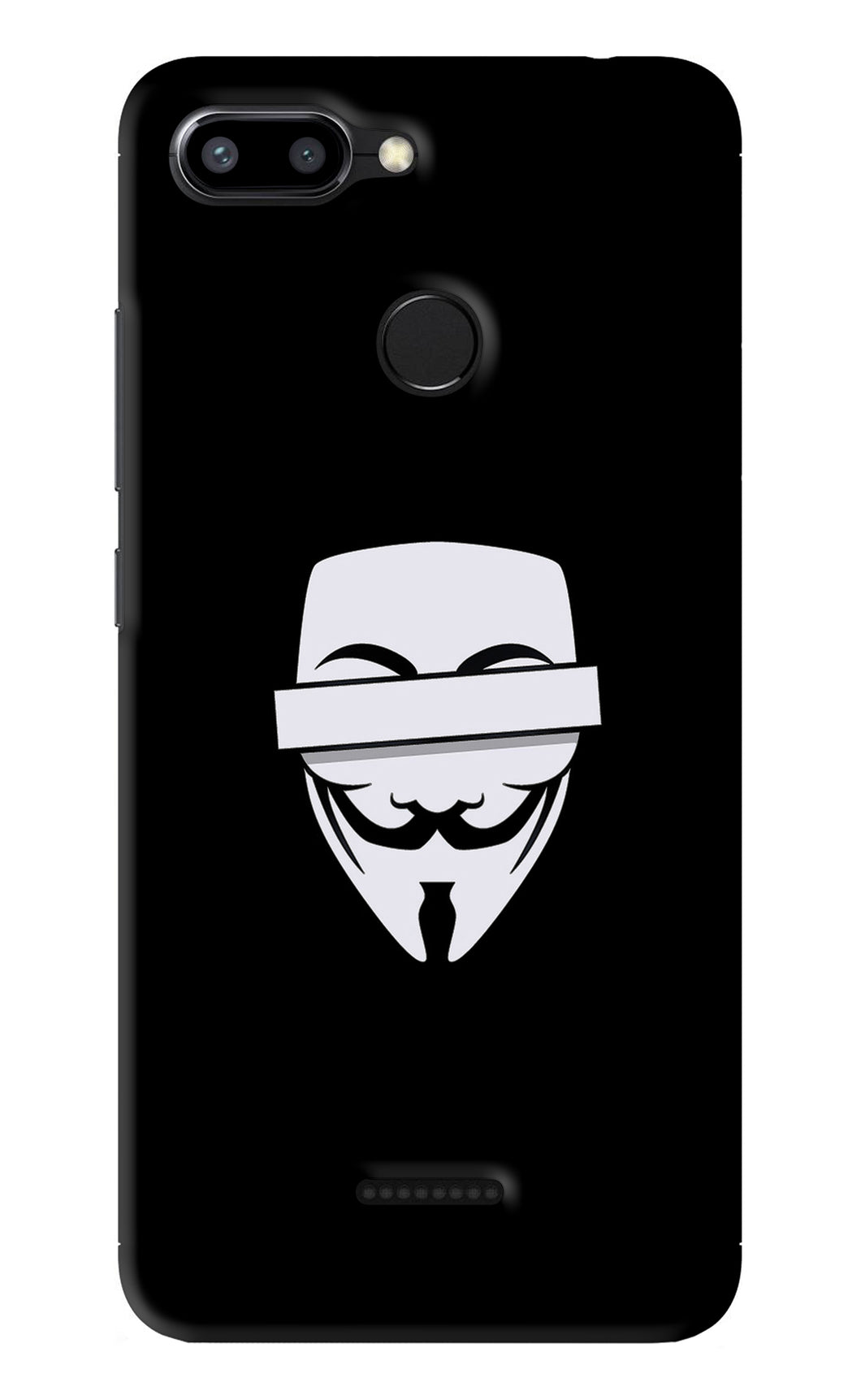 Anonymous Face Xiaomi Redmi 6 Back Skin Wrap