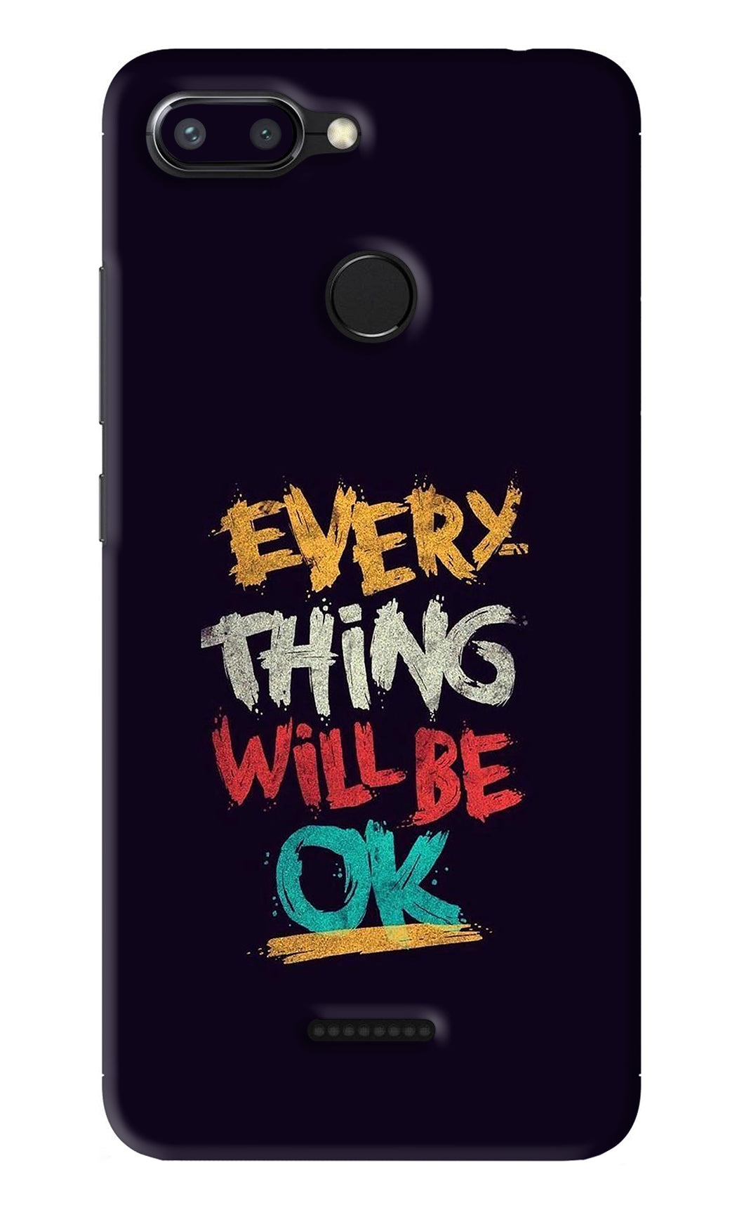 Everything Will Be Ok Xiaomi Redmi 6 Back Skin Wrap