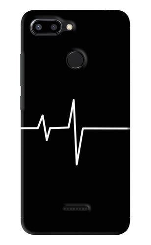 Heart Beats Xiaomi Redmi 6 Back Skin Wrap