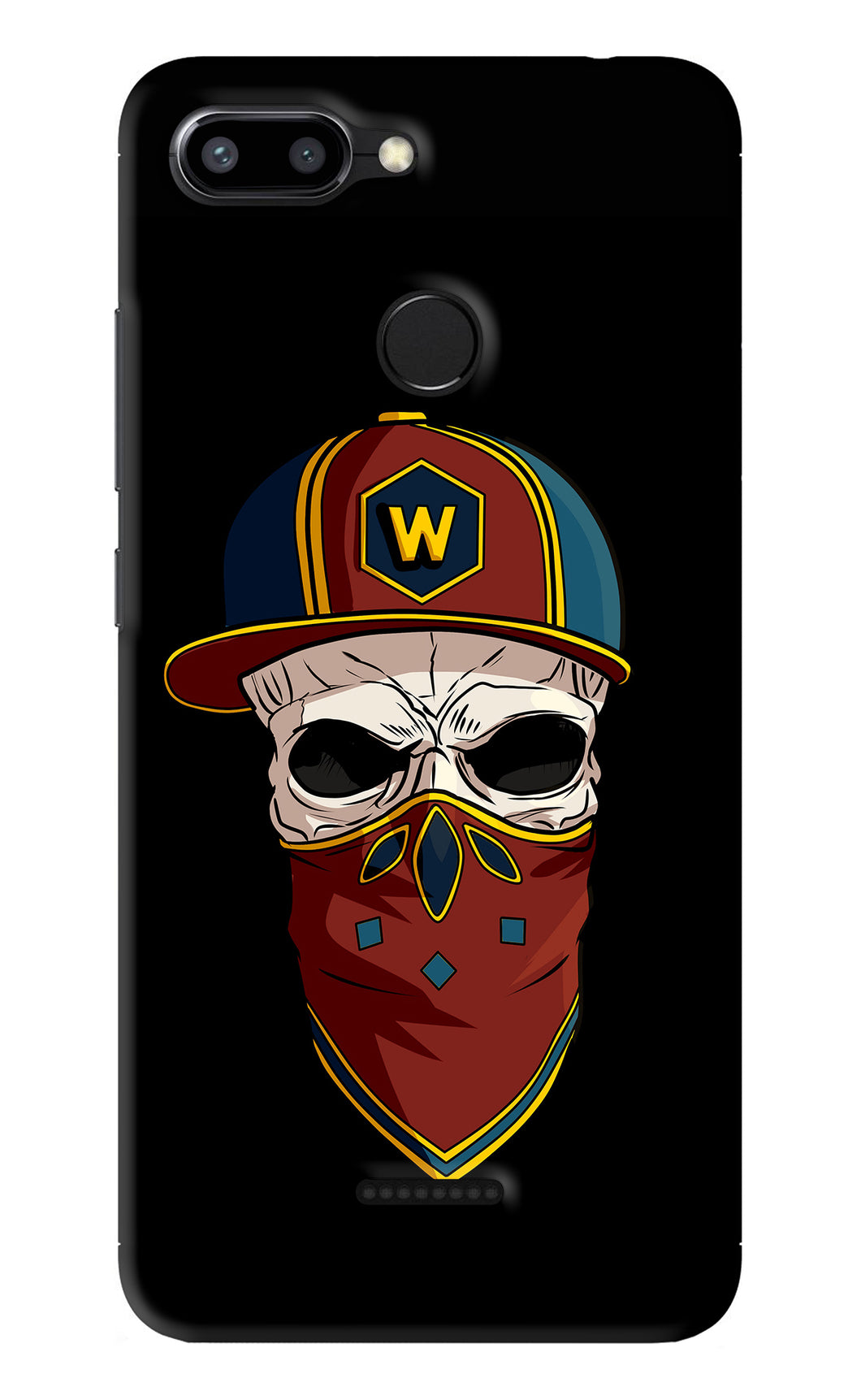 Skull Xiaomi Redmi 6 Back Skin Wrap
