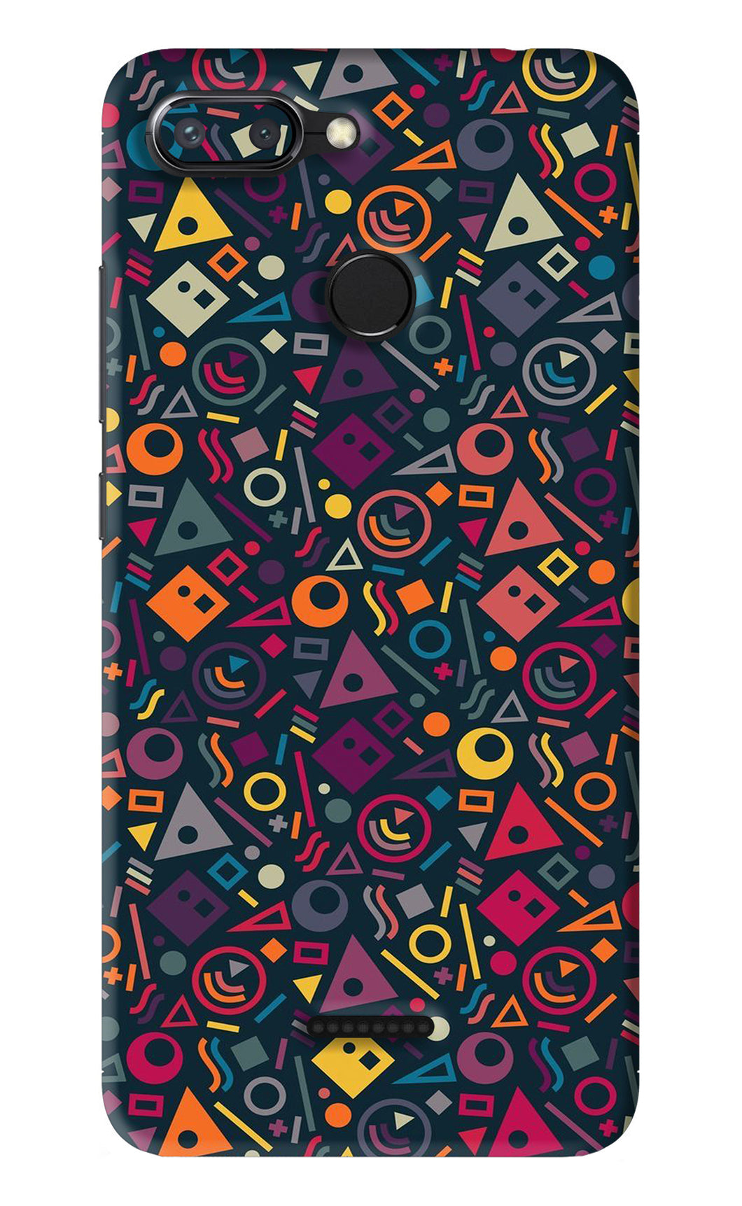 Geometric Abstract Xiaomi Redmi 6 Back Skin Wrap