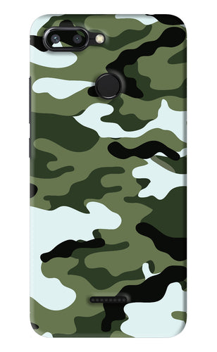 Camouflage 1 Xiaomi Redmi 6 Back Skin Wrap
