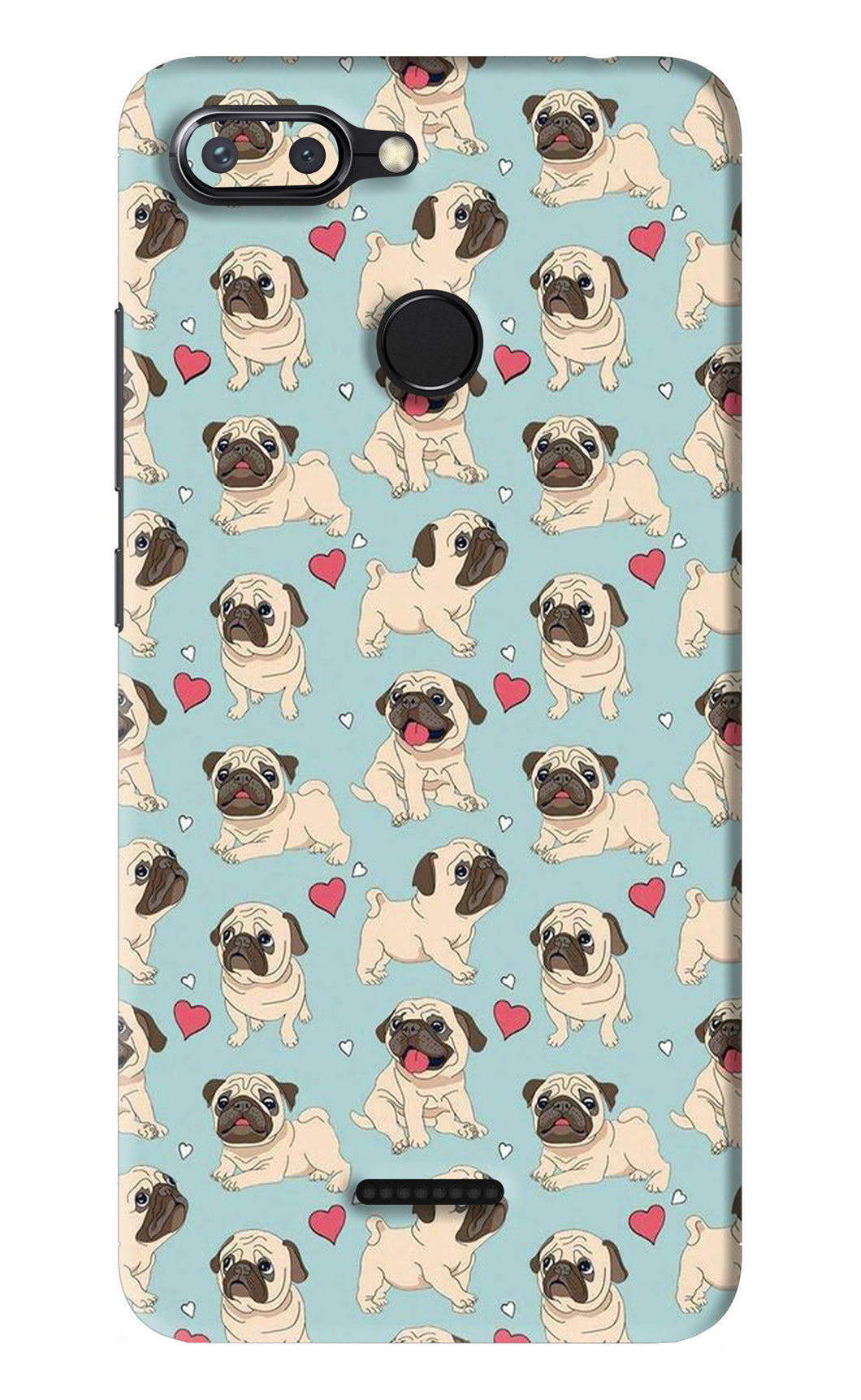 Pug Dog Xiaomi Redmi 6 Back Skin Wrap