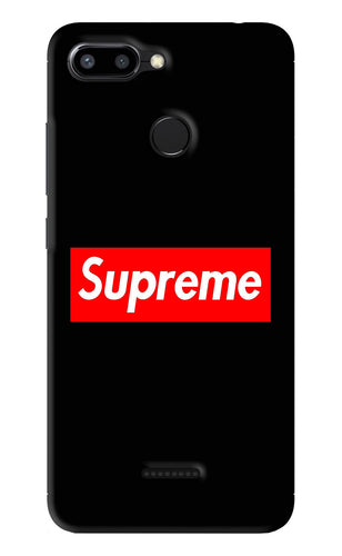 Supreme Xiaomi Redmi 6 Back Skin Wrap