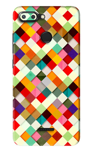 Geometric Abstract Colorful Xiaomi Redmi 6 Back Skin Wrap
