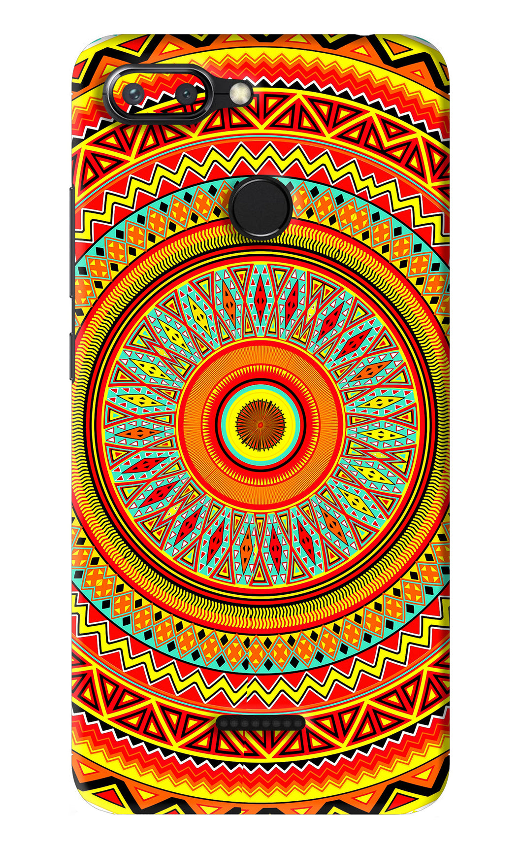 Mandala Pattern Xiaomi Redmi 6 Back Skin Wrap