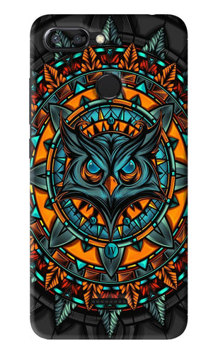 Angry Owl Art Xiaomi Redmi 6 Back Skin Wrap