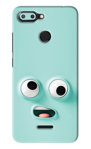 Silly Face Cartoon Xiaomi Redmi 6 Back Skin Wrap