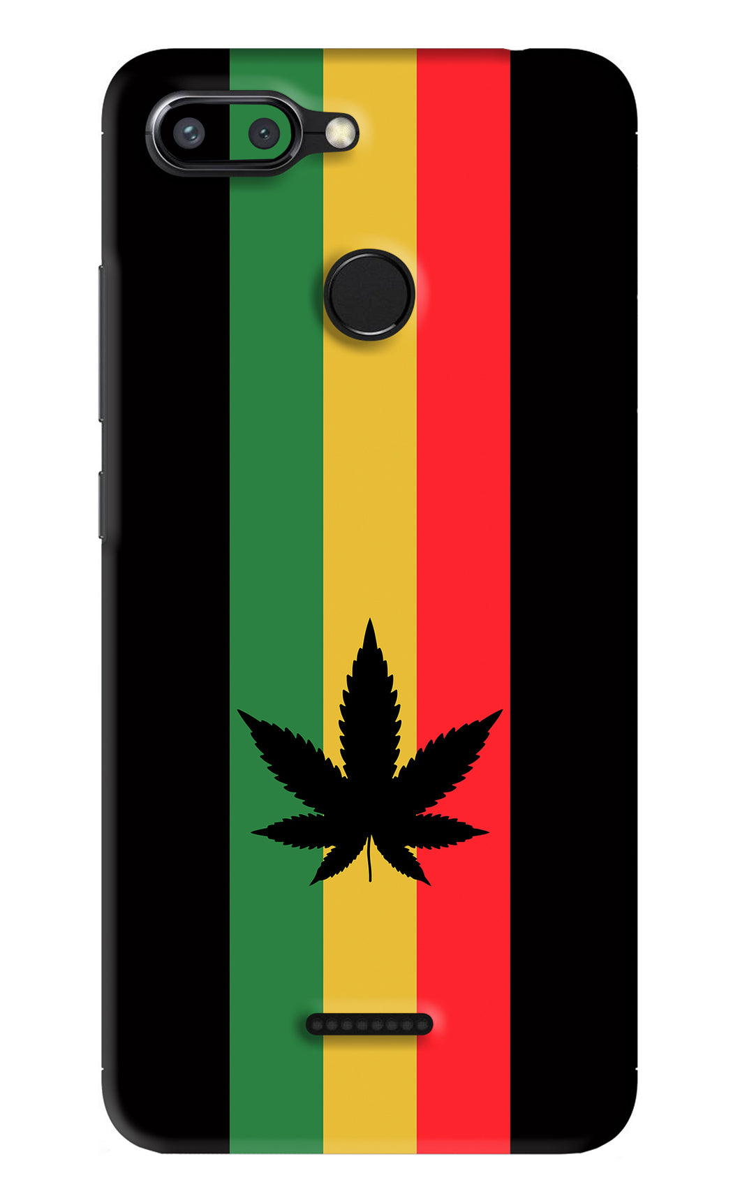 Weed Flag Xiaomi Redmi 6 Back Skin Wrap