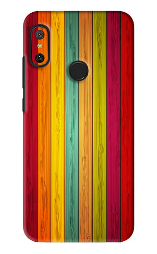 Multicolor Wooden Xiaomi Redmi 6 Pro Back Skin Wrap