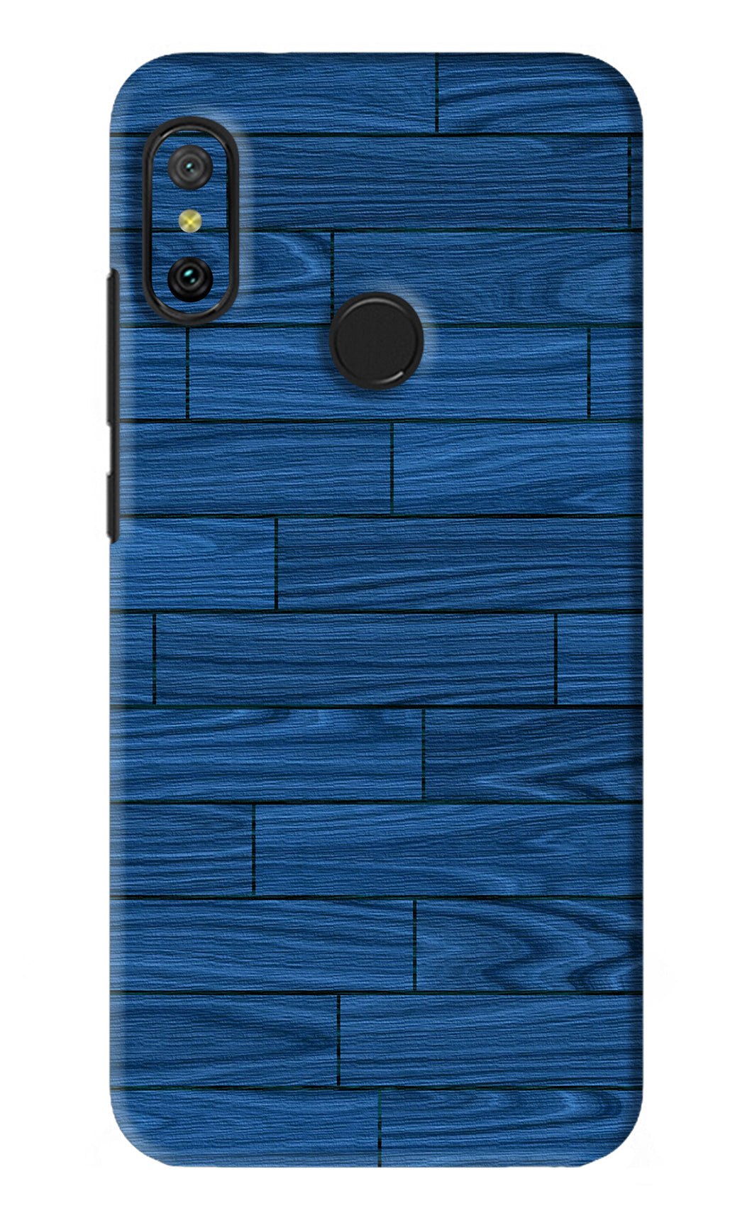 Blue Wooden Texture Xiaomi Redmi 6 Pro Back Skin Wrap
