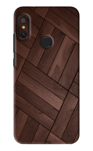 Wooden Texture Design Xiaomi Redmi 6 Pro Back Skin Wrap