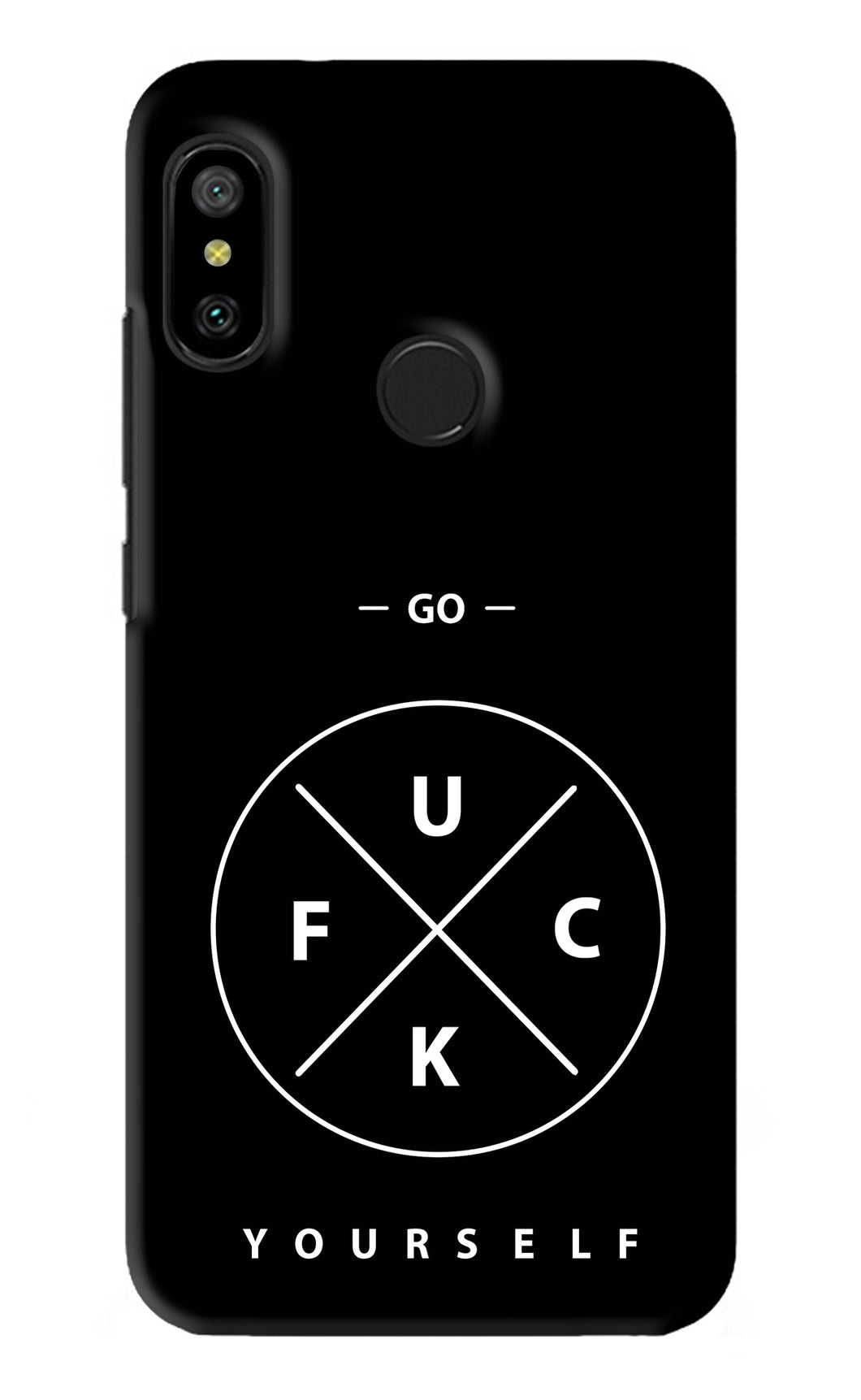 Go Fuck Yourself Xiaomi Redmi 6 Pro Back Skin Wrap