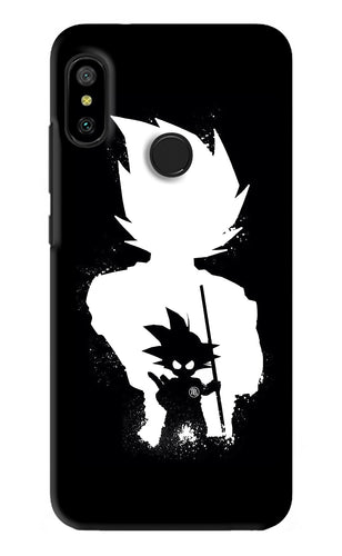 Goku Shadow Xiaomi Redmi 6 Pro Back Skin Wrap