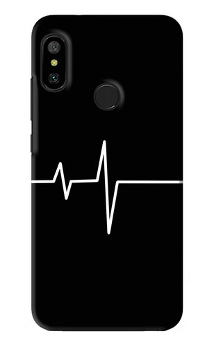 Heart Beats Xiaomi Redmi 6 Pro Back Skin Wrap