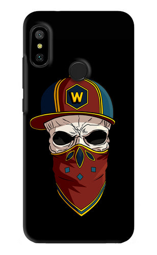 Skull Xiaomi Redmi 6 Pro Back Skin Wrap