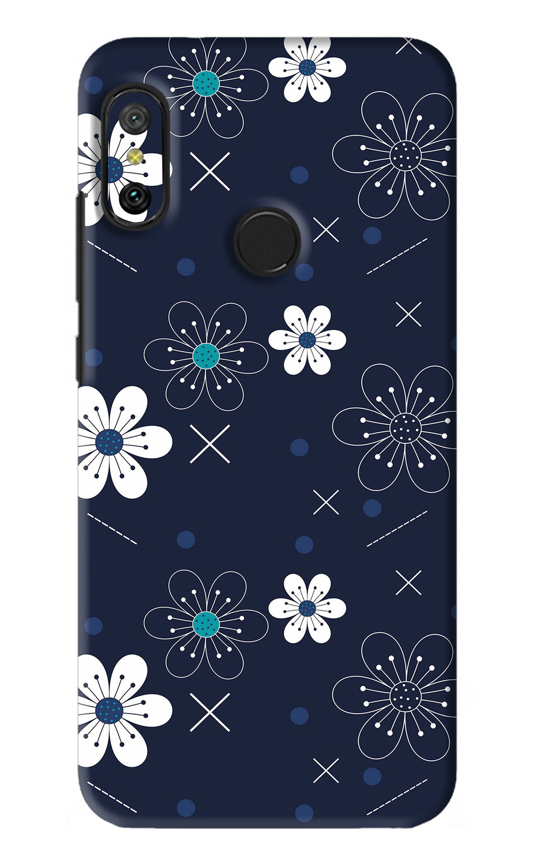 Flowers 4 Xiaomi Redmi 6 Pro Back Skin Wrap