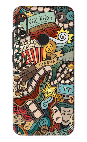 Cinema Abstract Xiaomi Redmi 6 Pro Back Skin Wrap