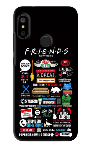 FRIENDS Xiaomi Redmi 6 Pro Back Skin Wrap