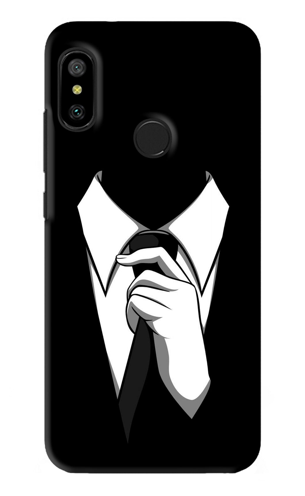 Black Tie Xiaomi Redmi 6 Pro Back Skin Wrap