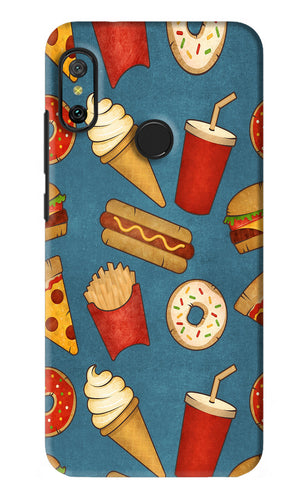 Foodie Xiaomi Redmi 6 Pro Back Skin Wrap