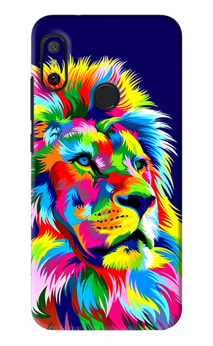 Vector Art Lion Xiaomi Redmi 6 Pro Back Skin Wrap