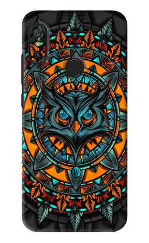 Angry Owl Art Xiaomi Redmi 6 Pro Back Skin Wrap